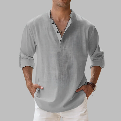 Men's Relaxed Linen Summer Shirt
