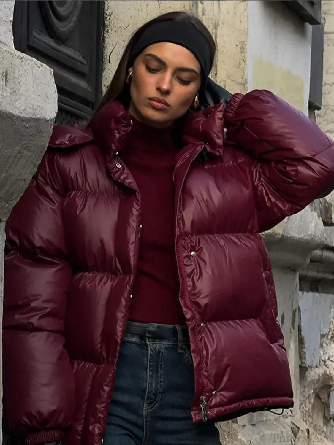 Puffer Hooded Jacket for Women