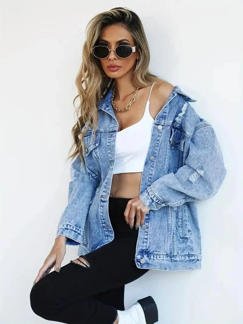 Megan Oversized Denim Jacket