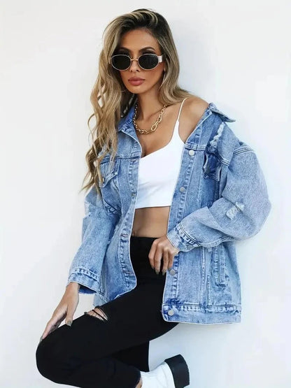 Megan Oversized Denim Jacket
