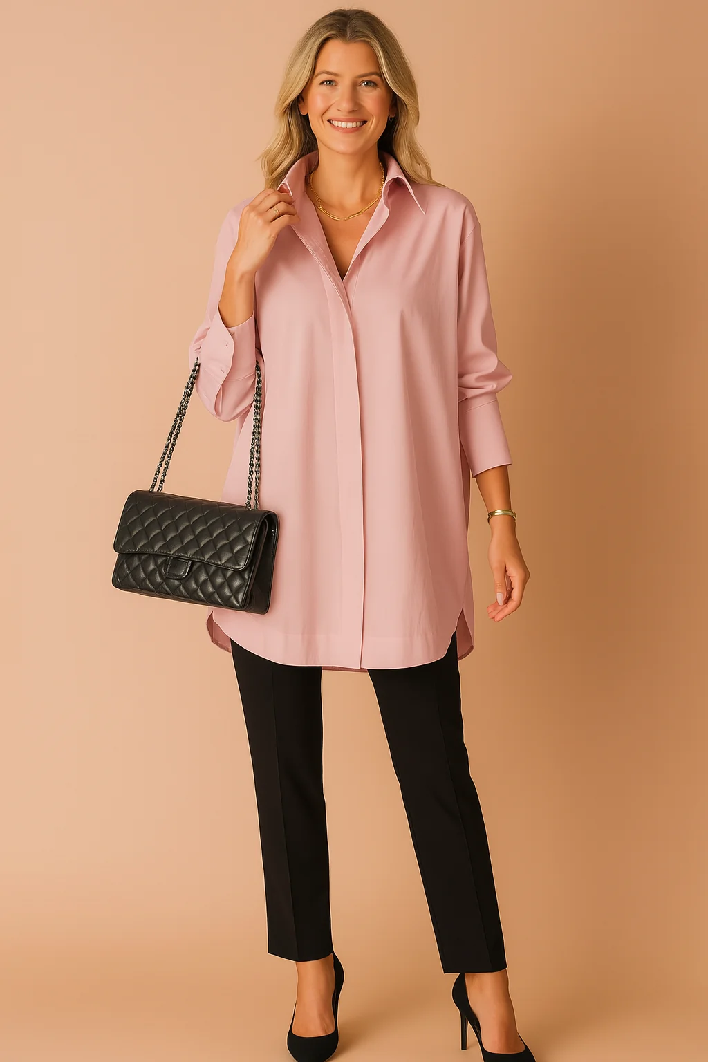 Monaco Oversized Shirt Blouse