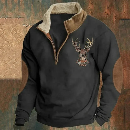 Men's Comfortable Fleece-Lined Sweater