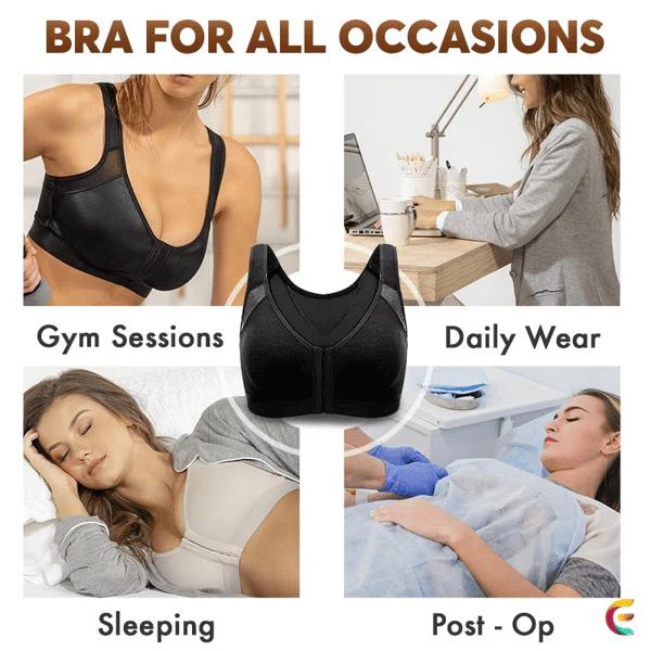 Women's Front Closure Support Bra