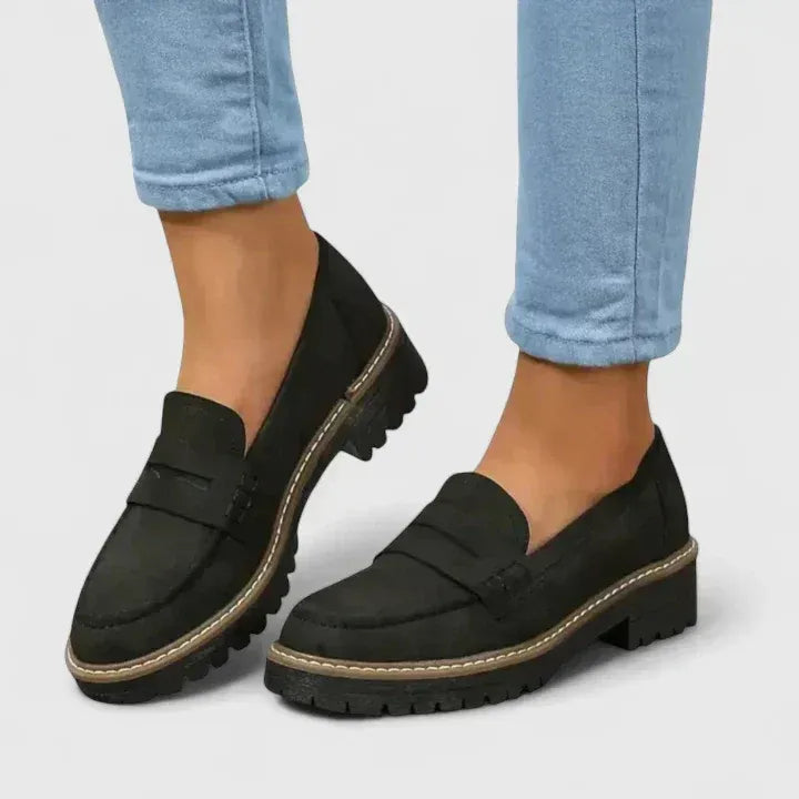 Orthopedic Loafers with Cushioned Footbed