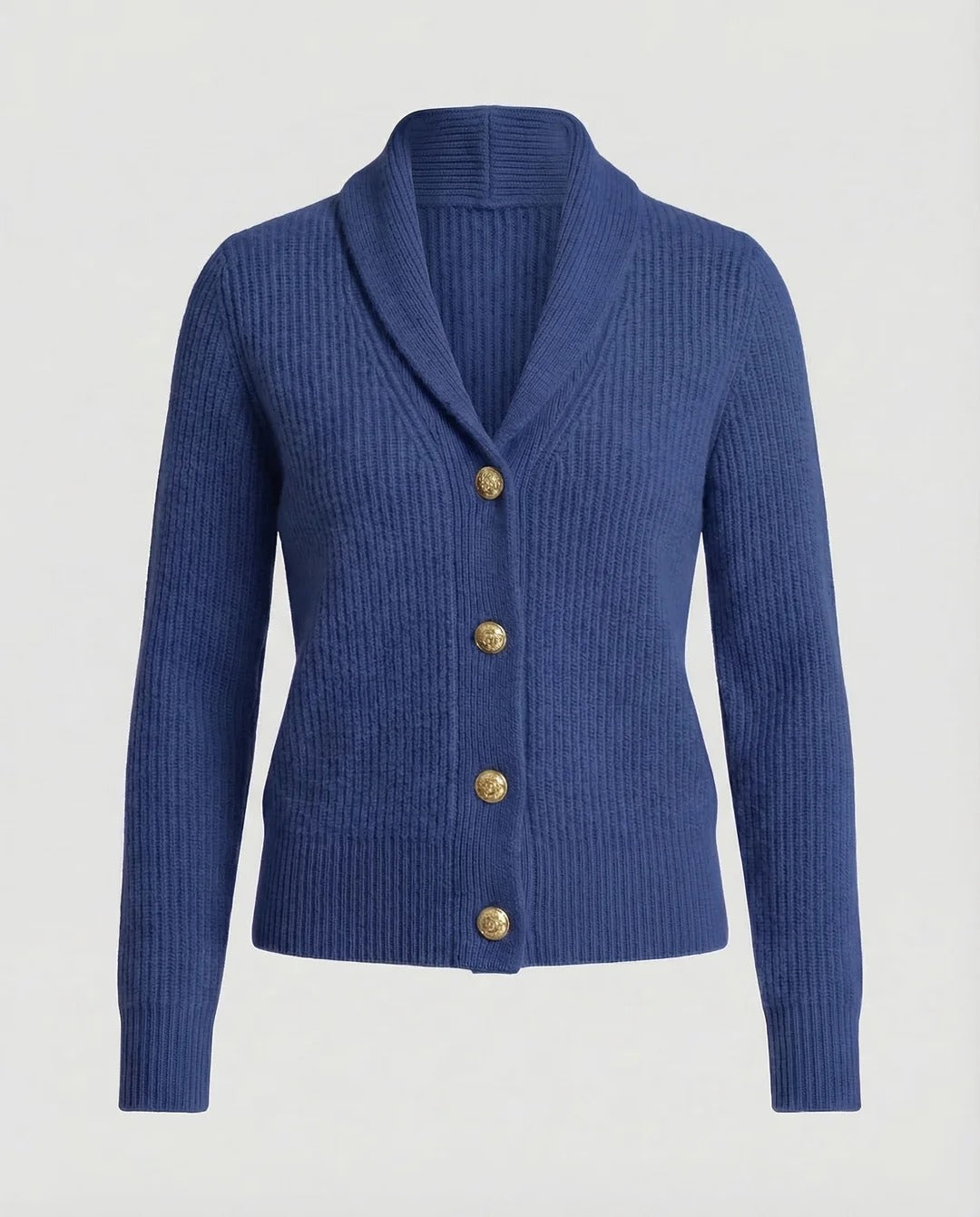 Women's Lapel Collar Knit Cardigan