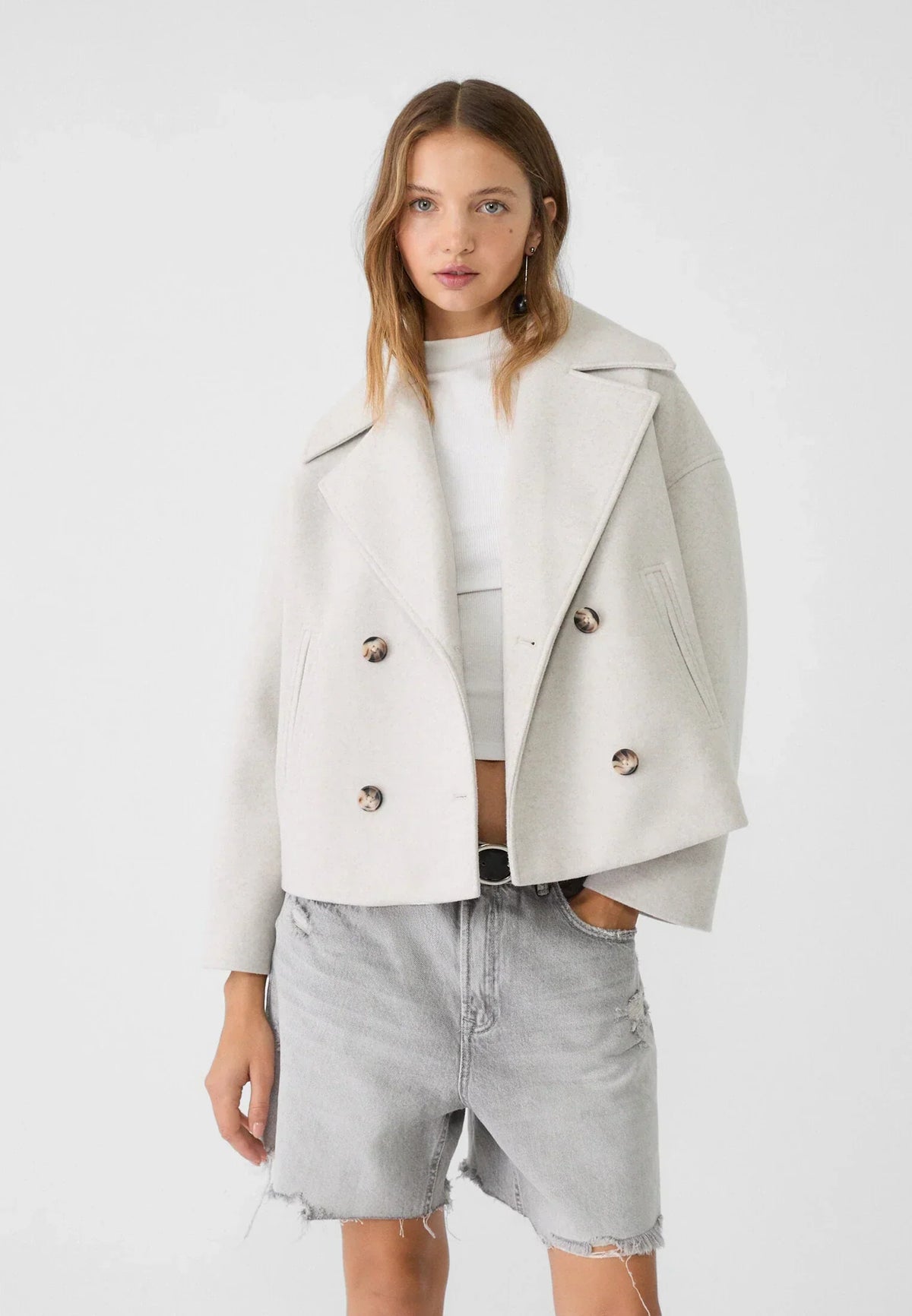 Damen Jacke mit Zweireihige & Elegant Locker | Fudus