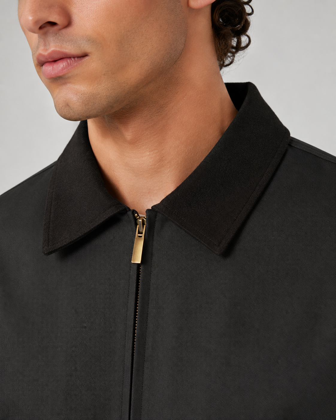 Men's Contrast Collar Barn Jacket