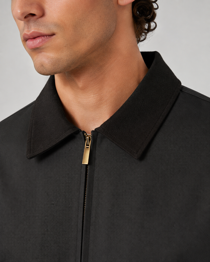 Men's Contrast Collar Barn Jacket