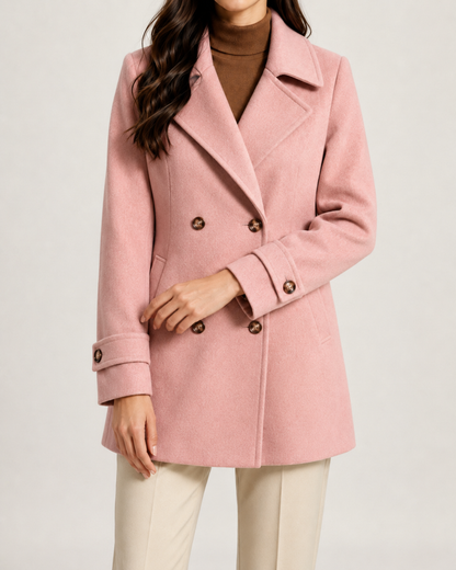 Women's Short Tailored Pea Coat