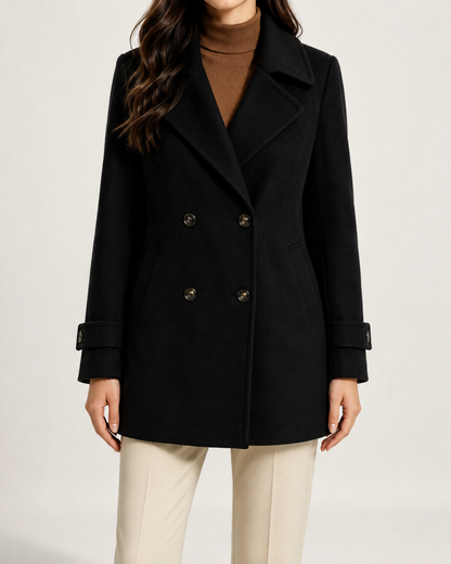 Women's Short Tailored Pea Coat