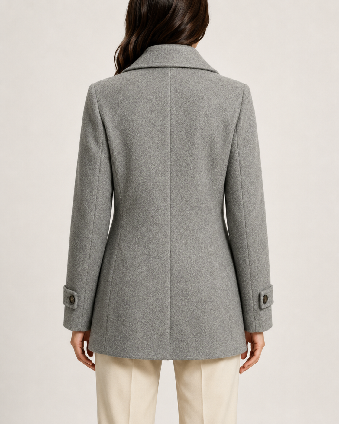 Women's Short Tailored Pea Coat