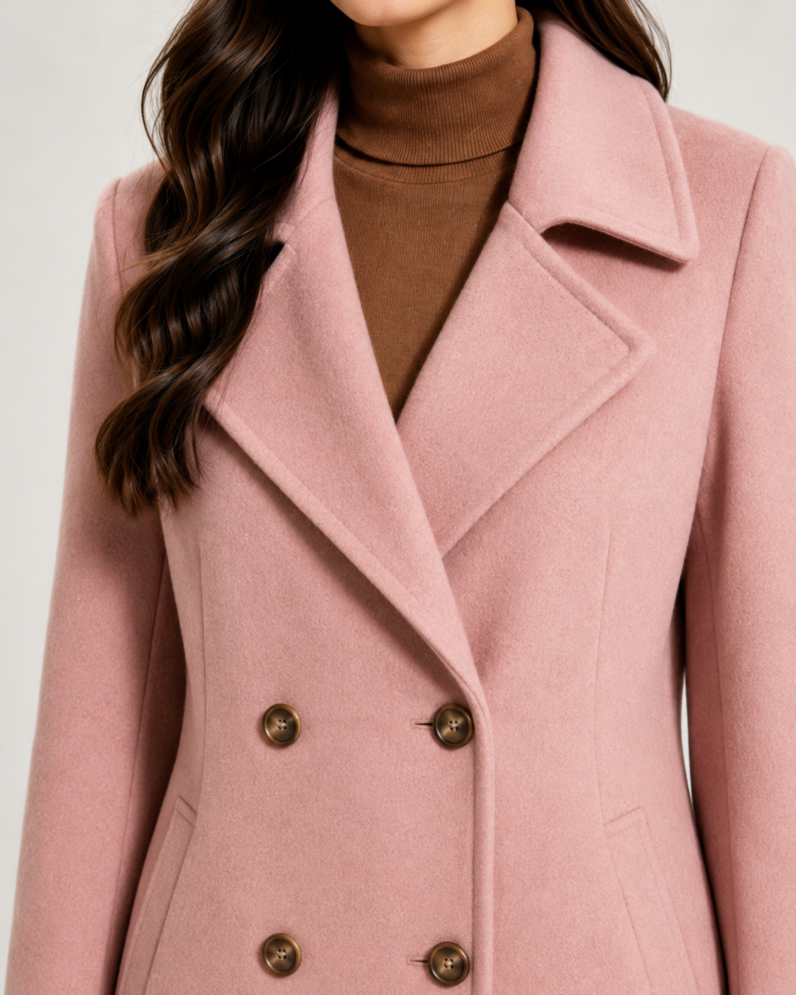 Women's Short Tailored Pea Coat