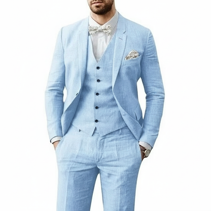 Leonardo | Herren eleganter dreiteiliger Hochzeitsanzug
