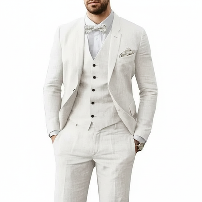 Leonardo | Herren eleganter dreiteiliger Hochzeitsanzug