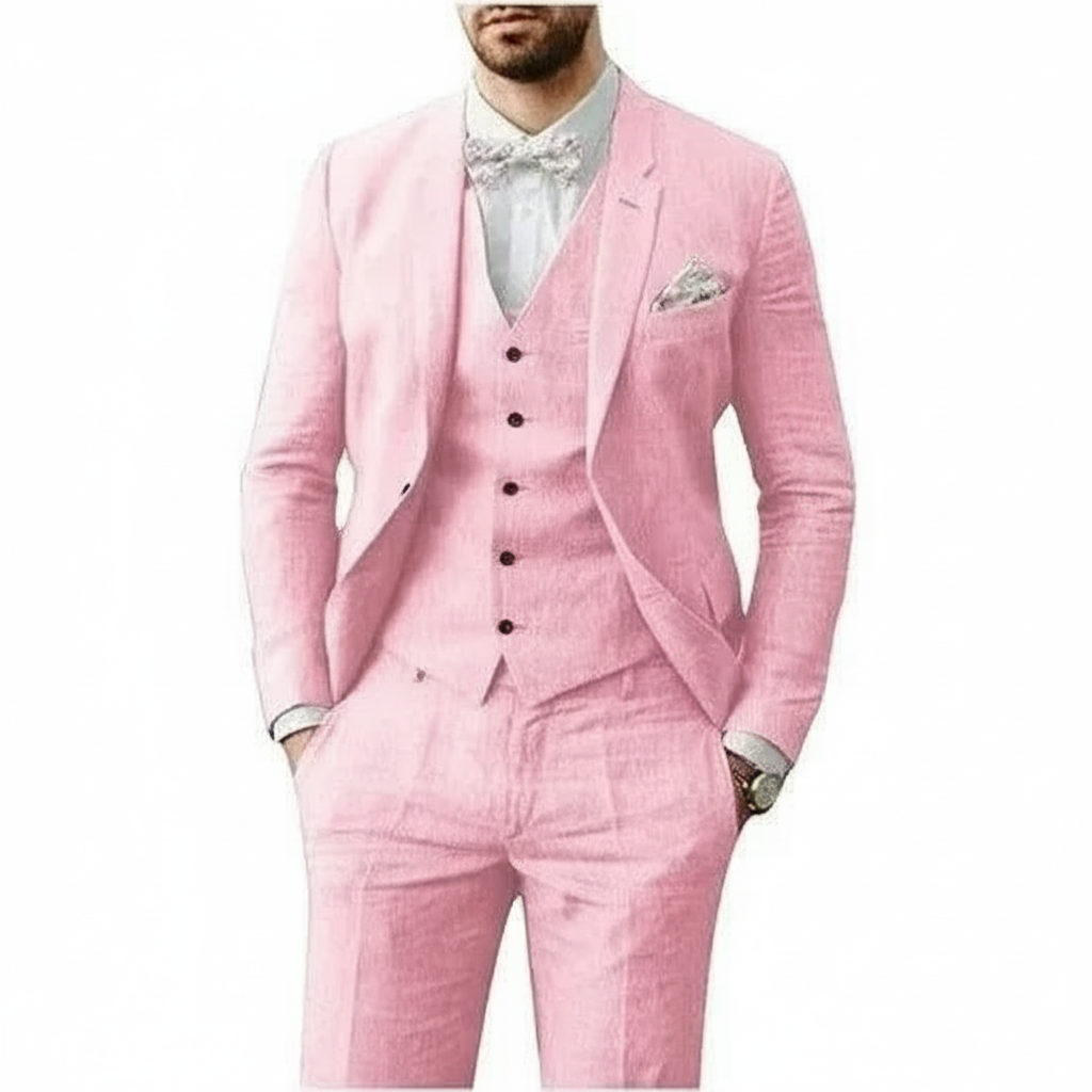 Leonardo | Herren eleganter dreiteiliger Hochzeitsanzug