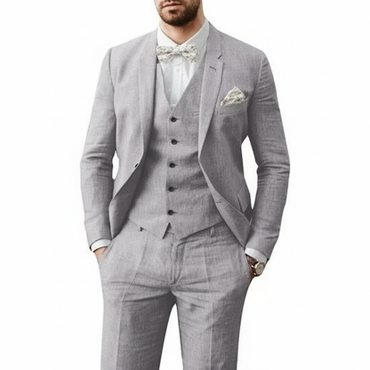 Leonardo | Herren eleganter dreiteiliger Hochzeitsanzug