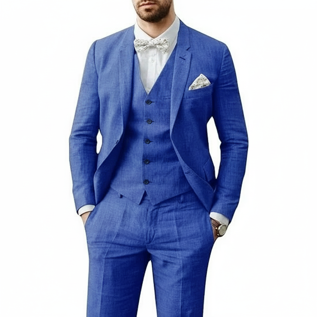 Leonardo | Herren eleganter dreiteiliger Hochzeitsanzug
