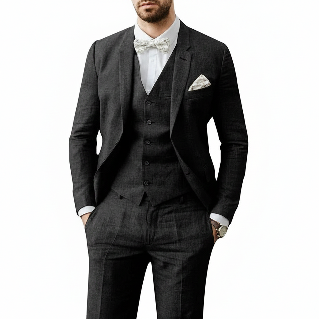 Leonardo | Herren eleganter dreiteiliger Hochzeitsanzug