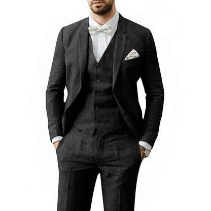Leonardo | Herren eleganter dreiteiliger Hochzeitsanzug