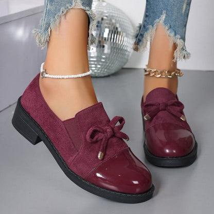 Loafer Damen mit gepolstertem Fußbett und glänzenden Akzenten