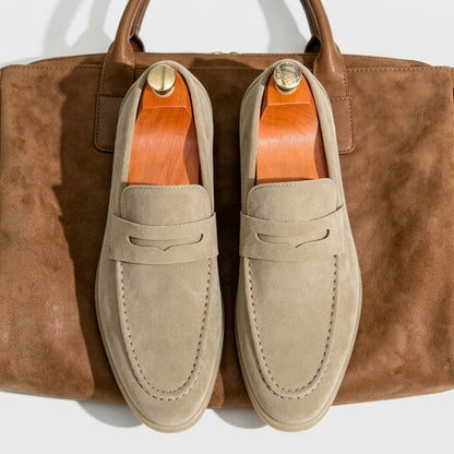 Loafers Men - Slip-On with Decorative Band Detail