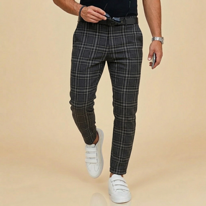 Lukas | Herren Karierte Hose mit Klassischem Muster