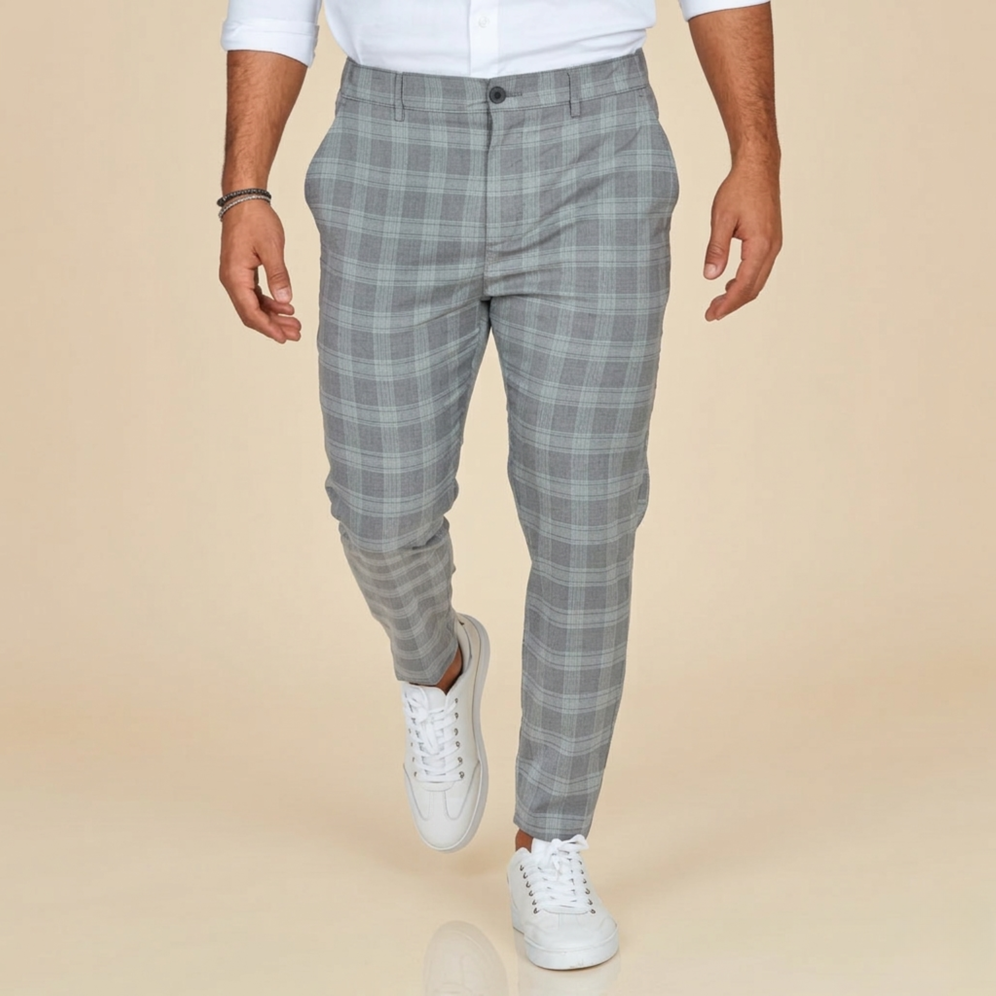 Lukas | Herren Karierte Hose mit Klassischem Muster