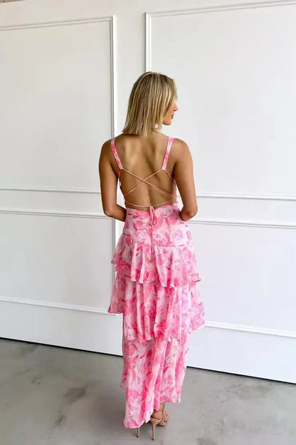 Women’s Elegant Summer Maxi Dress | Ruffle