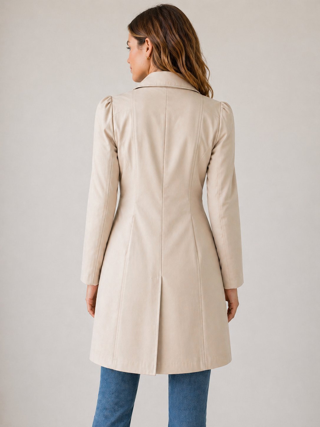 Zoe | Women's Cotton Blend Trench Coat