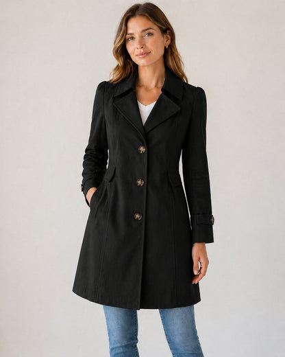 Zoe | Women's Cotton Blend Trench Coat