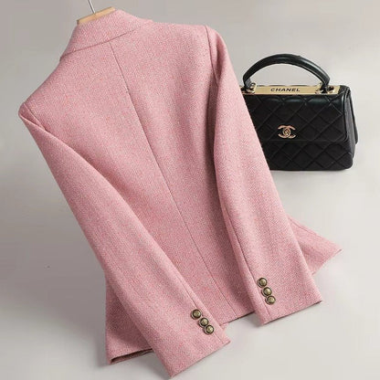 Cara | Women's Herringbone Wool Blazer