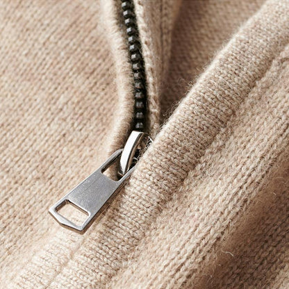 Men's Classic Quarter-Zip Jumper – Versatile Smart-Casual Pullover
