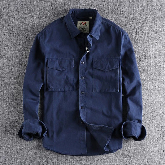 Men’s Casual Utility Shirt | Long Sleeve
