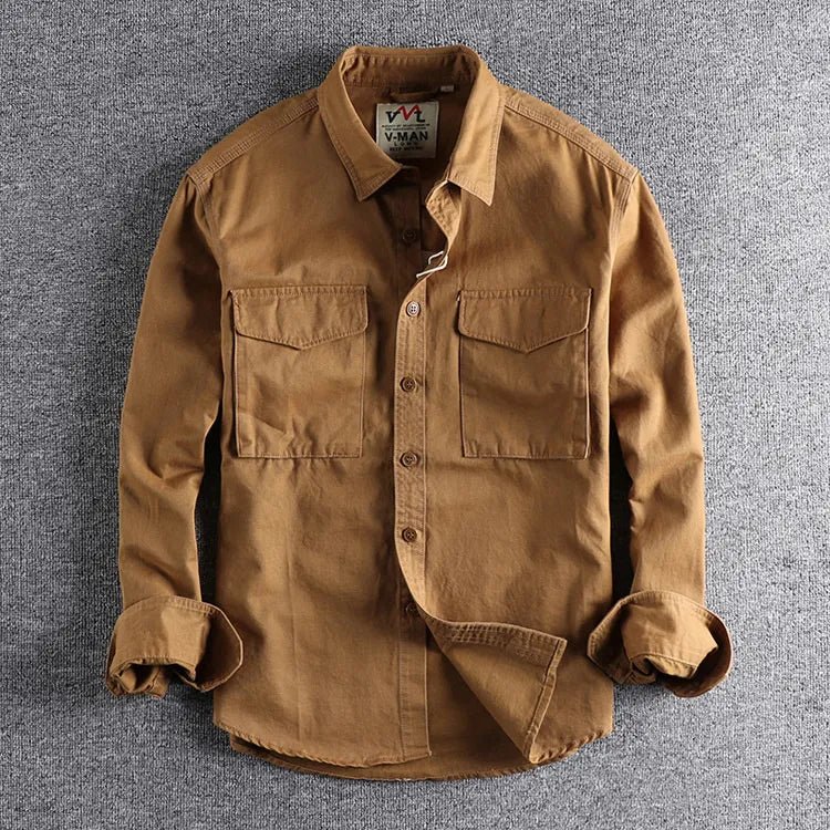 Men’s Casual Utility Shirt | Long Sleeve