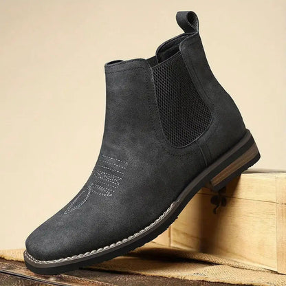 Thomas | Men's Boots Chelsea Slip-On Western-Stitch Ankle Boots