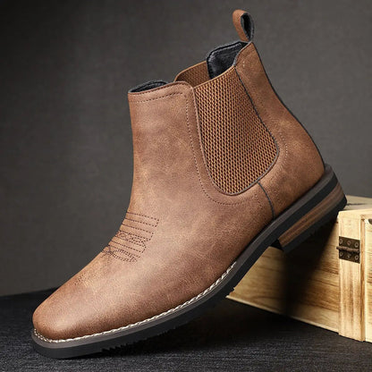 Thomas | Men's Boots Chelsea Slip-On Western-Stitch Ankle Boots