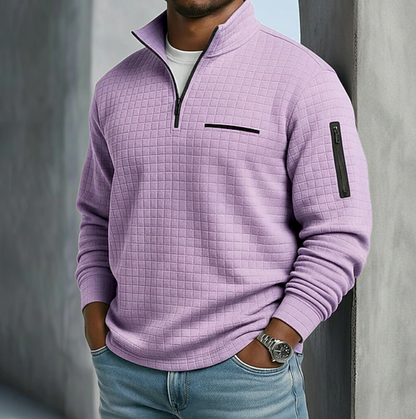 Imogen | Men's Casual Long Sleeve Waffle Shirt