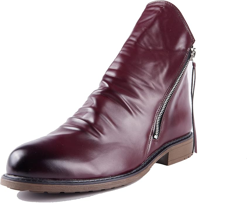 Men's Fashionable Zipper Boots for All Seasons