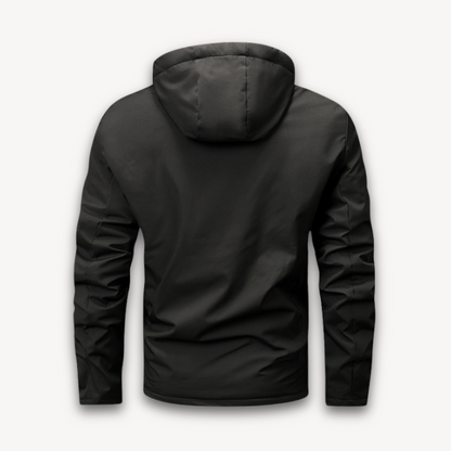 Men's Waterproof Hooded Jacket - Stylish & Durable Outerwear