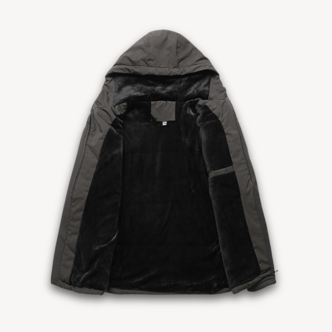 Men's Waterproof Hooded Jacket - Stylish & Durable Outerwear