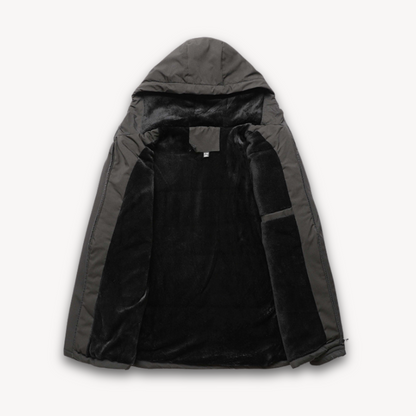 Men's Waterproof Hooded Jacket - Stylish & Durable Outerwear