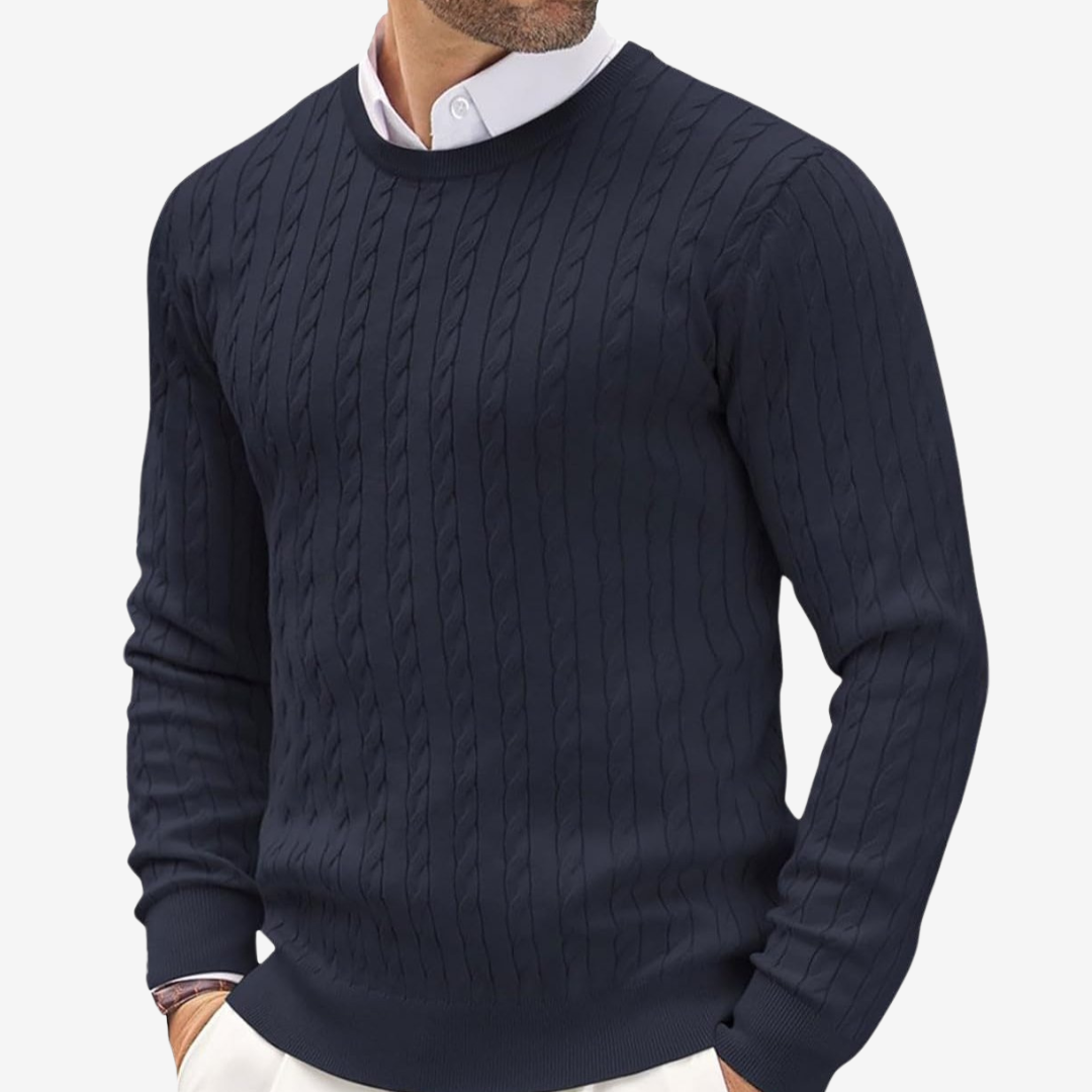 Men's Knitted Sweater - Soft & Warm