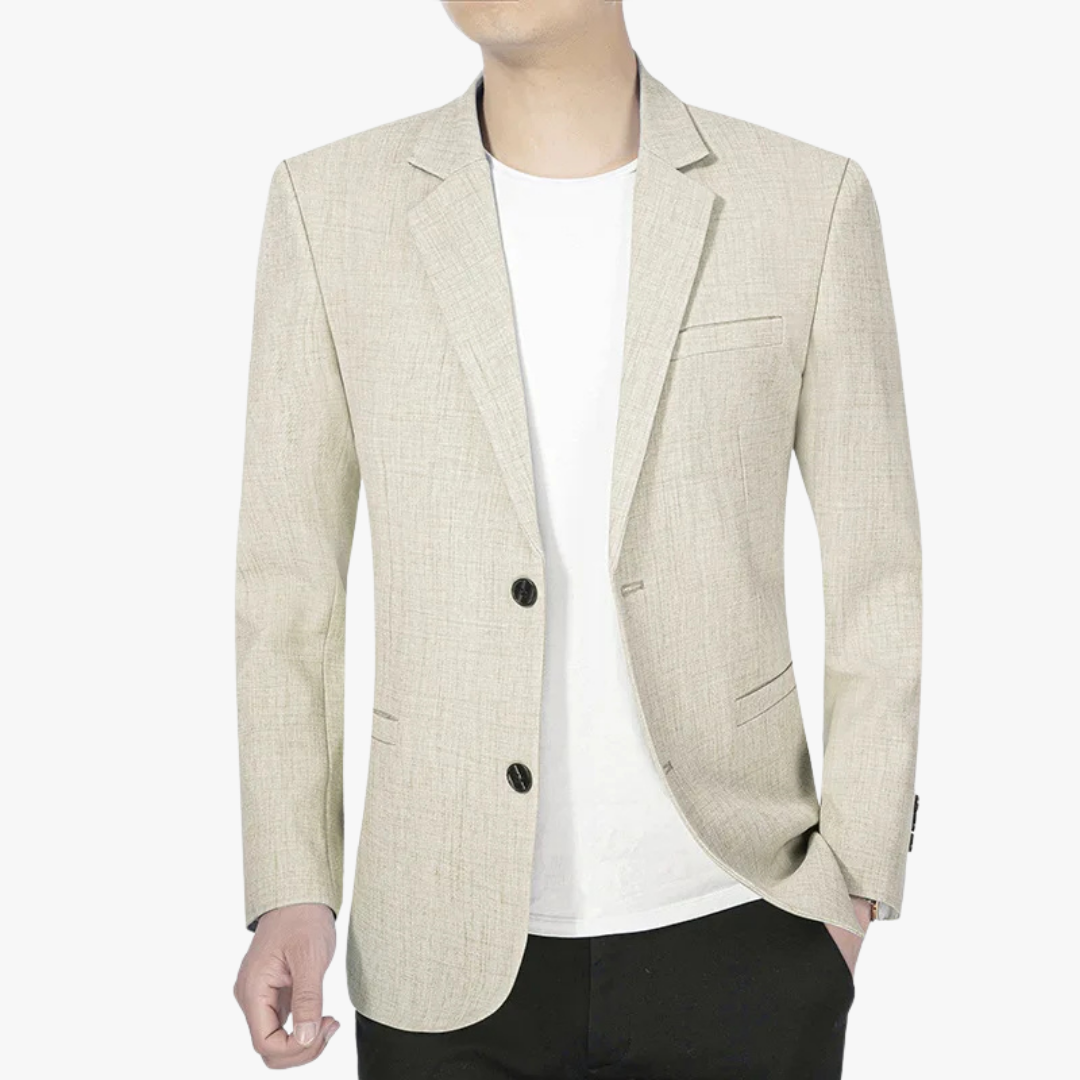 Men's Lightweight Blazer - Breathable Fabric, Spring Style