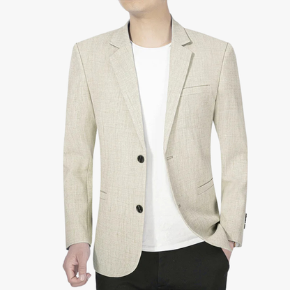 Men's Lightweight Blazer - Breathable Fabric, Spring Style