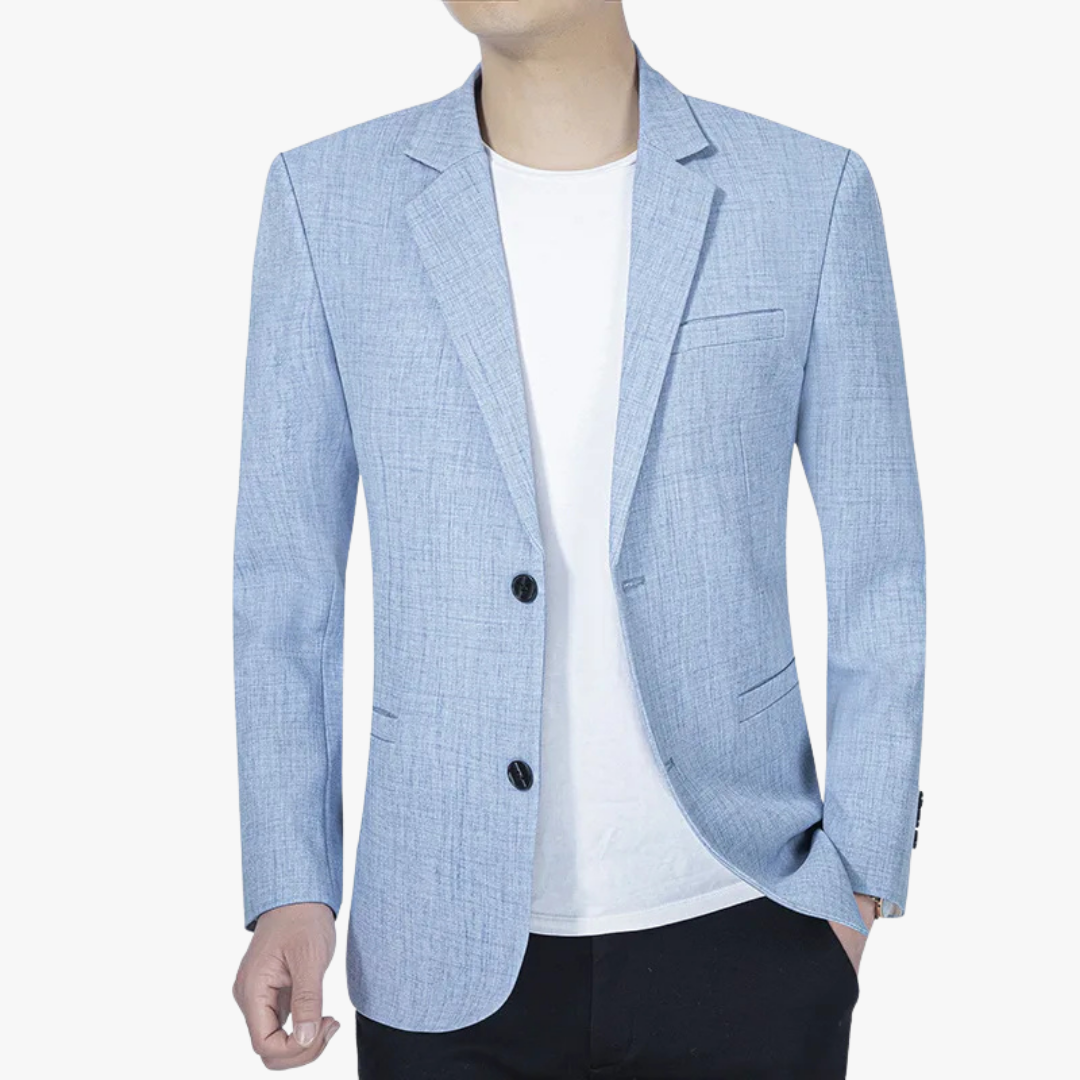 Men's Lightweight Blazer - Breathable Fabric, Spring Style