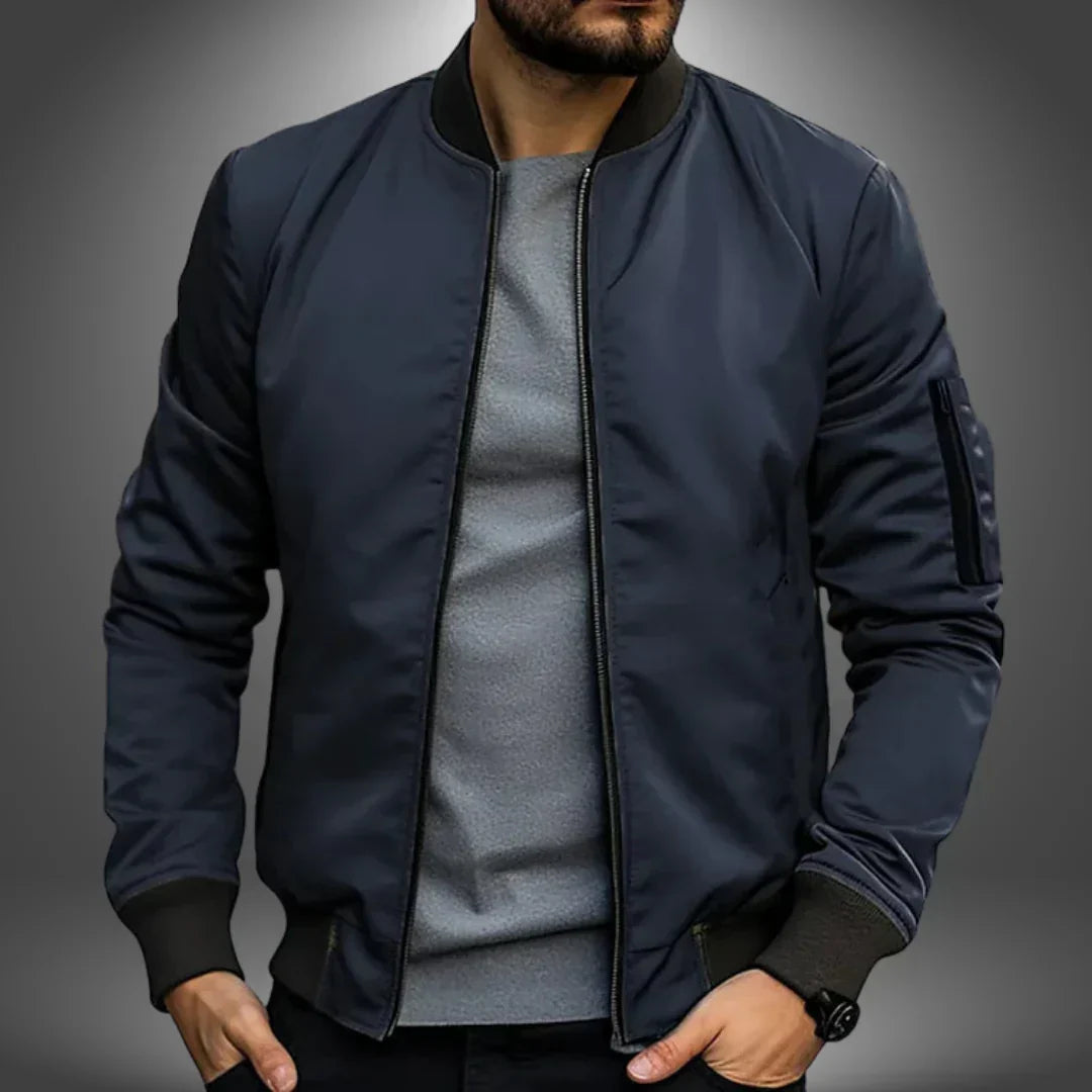 Men's Lightweight Bomber Jacket – Casual Windbreaker