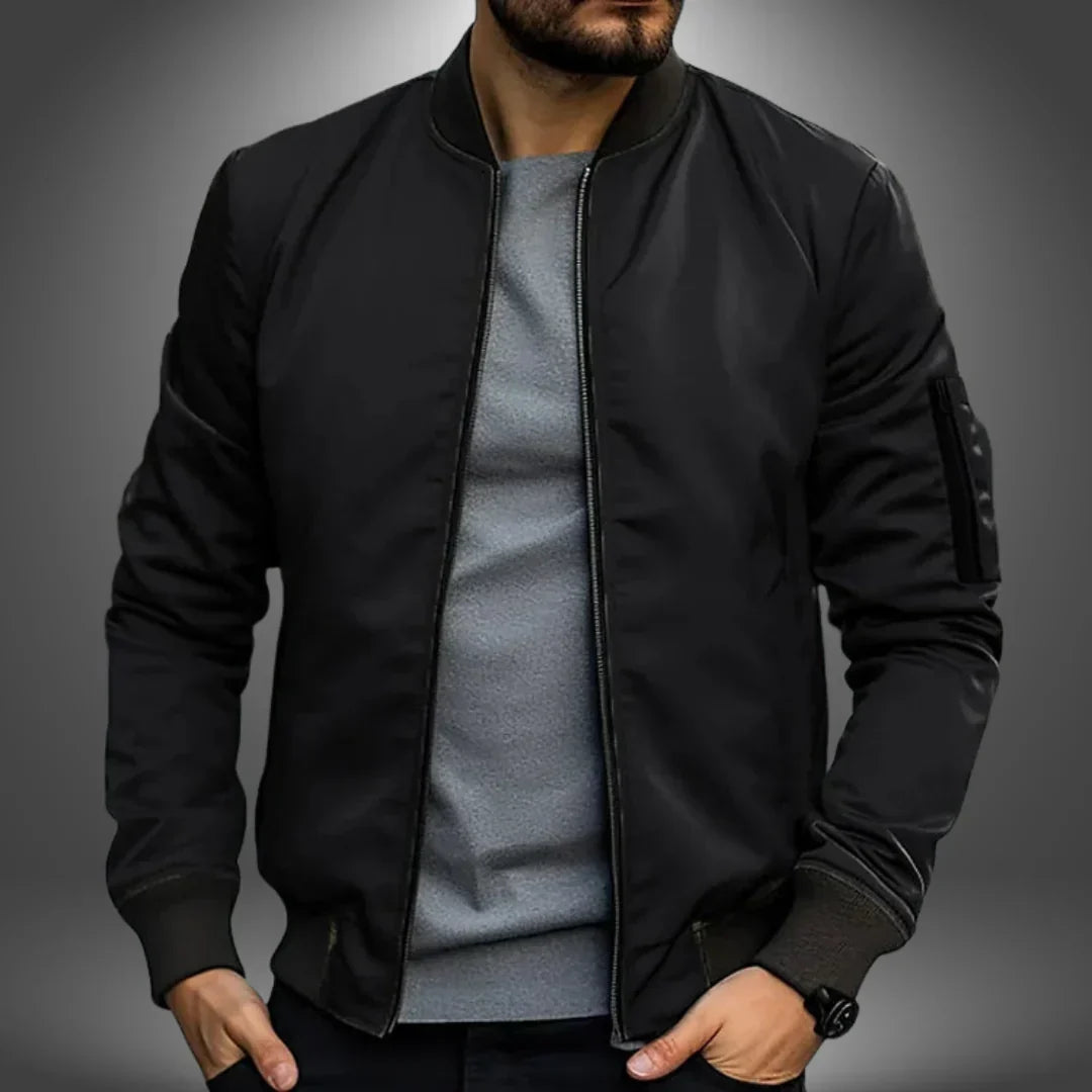 Men's Lightweight Bomber Jacket – Casual Windbreaker