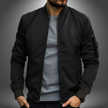 Men's Lightweight Bomber Jacket – Casual Windbreaker