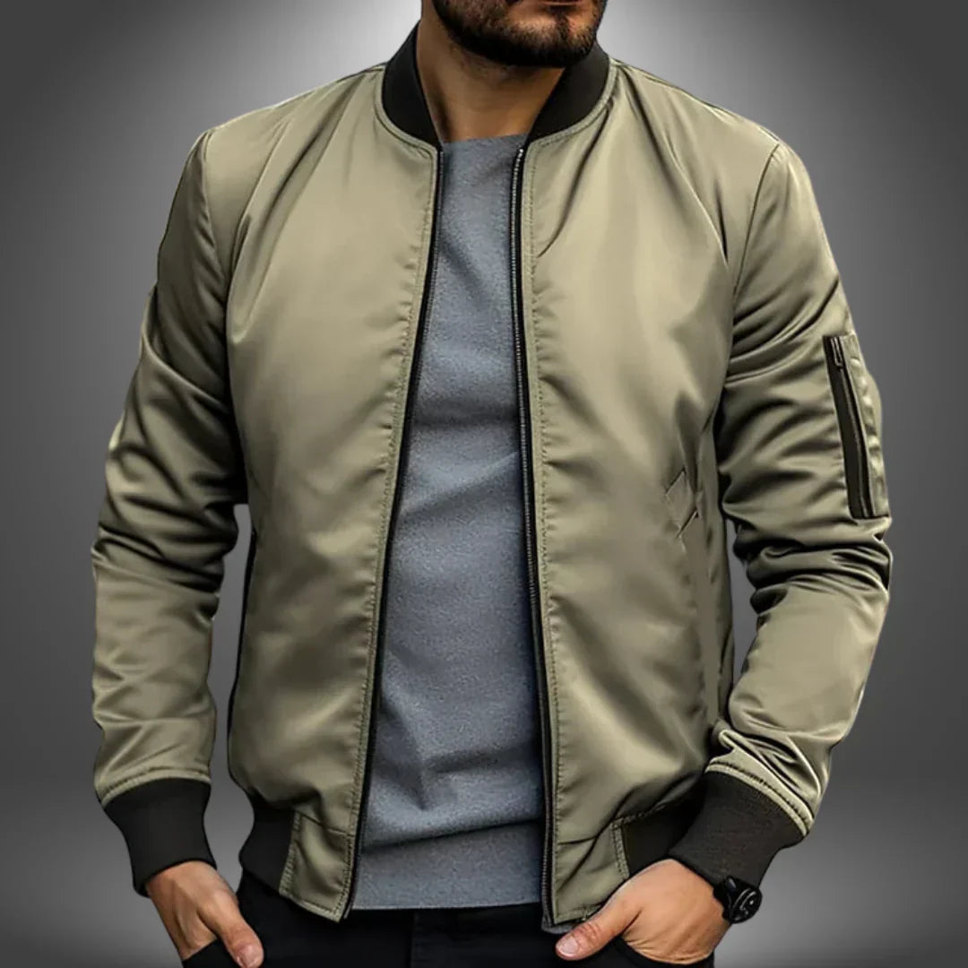 Men's Lightweight Bomber Jacket – Casual Windbreaker