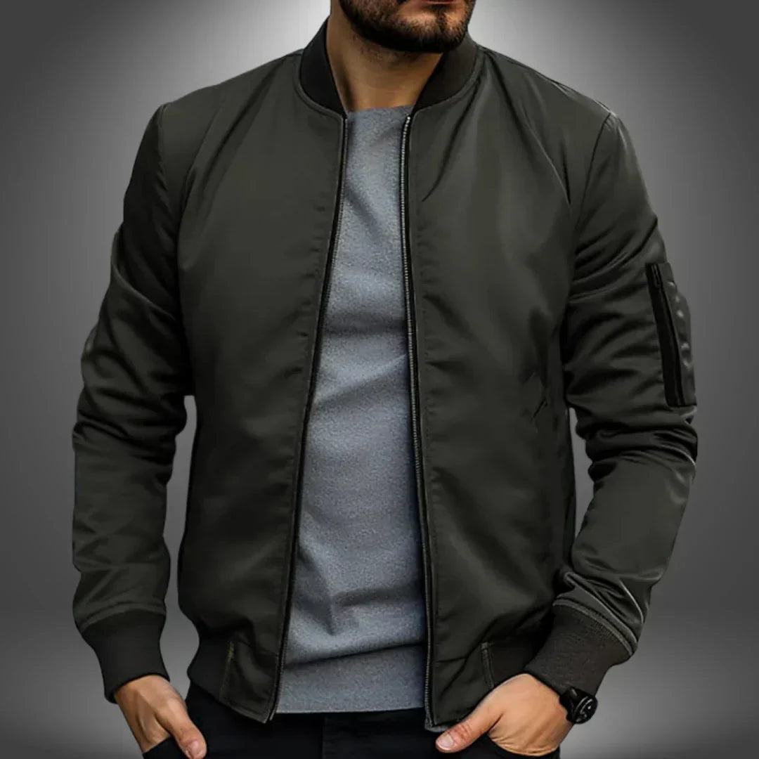 Men's Lightweight Bomber Jacket – Casual Windbreaker